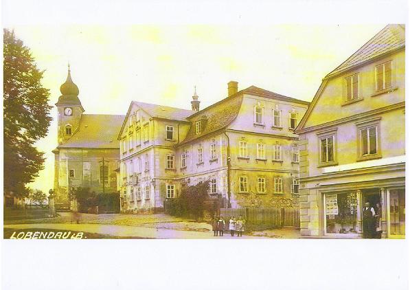 Lobendava na počátku 20. století Lobendava na počátku 20. století